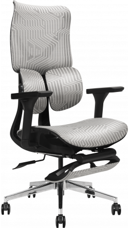 Офісне крісло GT Racer B-3002 Black/Light Gray